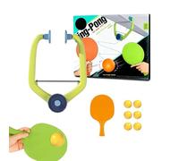 Table Tennis Over The Door | Adjustable Pong Training Toy - Table Tennis Trainer Portable Set - for Men Boys Girls Youth Teens Wife Husband Son Daughter Family Friends
