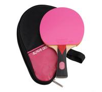 Table Tennis Paddle 180g 5+2 Structure Fast Speed(Pink)