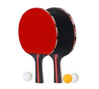 Table Tennis Paddle and Ball Set | Table Tennis Racket and Ball Set,Horizontal Paddles for Beginners, Students, Kids, Teenagers for Sports Training and Practice