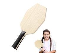 Table Tennis Paddle Base Plate,Wooden Table Tennis Bat Base Plate | Hexagonal Table Tennis Bat with Wooden Base - Table Tennis Racket with 5 Layers Wooden Floor, Base Plate for Table Tennis Paddles