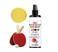 Table Tennis Paddle Cleaner - Cleaning Agent for Paddle with Sponge,Table Tennis Racket Protectant Agent,for Exercise Workout Indoor Outdoor Home Sports Practice Training