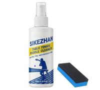 Table Tennis Paddle Cleaning Kit,100ml Dirt Dust Stain Removal Liquid - Table Tennis Rubber Cleaning Kit,for Maintenance Eliminate Dirt & Dust Optimal Spin & Control Men Women Gym Sports