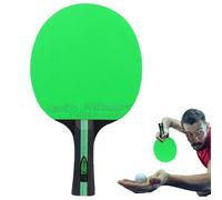 Table Tennis Paddle | Professional Racket with Double-Sided Rubber Durable Handle for Better Control and Spin | Training of Racket Sports Equipment Indoor Ga