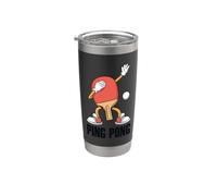 Table Tennis Ping Pong Master Player Design for Pingpong Stainless Steel Insulated Tumbler