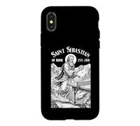 Table Tennis Player Funny Patron Saint Sebastian Sport Case for iPhone X/XS