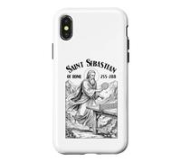 Table Tennis Player Funny Patron Saint Sebastian Sport Case for iPhone X/XS