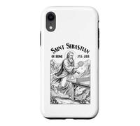 Table Tennis Player Funny Patron Saint Sebastian Sport Case for iPhone XR