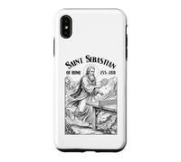 Table Tennis Player Funny Patron Saint Sebastian Sport Case for iPhone XS Max