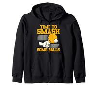 Table Tennis Player Master Funny Ping Pong Zip Hoodie