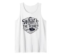 Table Tennis Player What's The Score Game Funny Saying Tank Top