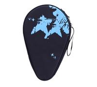 Table Tennis Racket Bag - Oxford Cloth 11.81x7.87x1.38 Inches | Sports Paddle Organizer Case, Waterproof Storage Pouch | Women Boys Girls Youth Teens