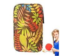 Table Tennis Racket Case - Cloth 28x18x3cm | Portable Protective Table Tennis Racket Cover, Holder Outdoor Sports Storage Carry Bag Paddle Organizer | for Training Match Use