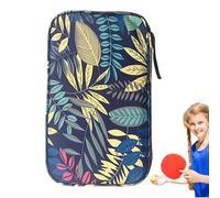 Table Tennis Racket Case - Cloth 28x18x3cm | Portable Protective Table Tennis Racket Cover, Holder Outdoor Sports Storage Carry Bag Paddle Organizer | for Training Match Use