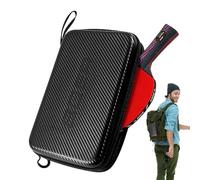 Table Tennis Racket Case | Padded Hard Cover for Pong Rackets, Stiga Rackets Storage Bag with EVA Laminate, Carry Case for 2 Rackets and Balls