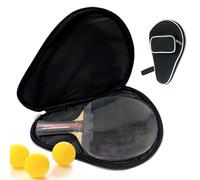 Table Tennis Racket Case, Sturdy Storage for Adult & Kids, Protective Design with Paddle Bag, Travel Accessories for Sports Game Training, Indoor Use, Outdoor, Backyard, and Schools, 11.42x7.48 Inches