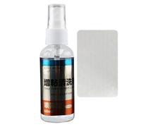 Table Tennis Racket Cleaner, 60ml Table Tennis Paddle Rubber Cleaner Spray with Sponge, Professional Paddle Rubber Cleaning Agent for Removing Dust Grease Dirt