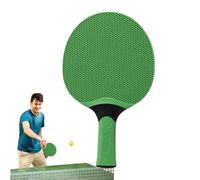 Table Tennis Racket - Durable Rubber , Professional Paddle Equipment | Standard Size Bat with Ergonomic Wooden Handle Feature, Multi-Use Racket for