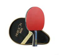 Table Tennis Racket Ideal for Teens Learning the Game Equipped with High Performance Rubber (Short Handle)