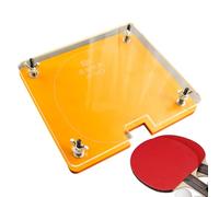 Table Tennis Racket Plate Presser - Pľate Clamper Glue Stick, Flattening Compacting Tool | Gľue Roller Cutting for Pong Rubber Edge Maintenance Indoor Outdoor Use