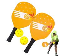 Table Tennis Rackets, Pickle Ball Pallets | Indoor Table Tennis Racket Sets | High Performance Kit with 2 Paddles & 4 Balls, Compact Storage Case for the