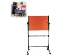 Table Tennis Rebound Board, 360° Adjustable Ping Pong Rebounder with T-Brackets, Portable Desktop & Vertical Solo Training Return Board for Home, Gym, Office & Self-Study(Size7)