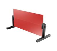 Table Tennis Rebound Board, Ping Pong Rebounder Board Vertical Table Tennis Return, Ping Pong Trainer for Studio, Gym, School, Office, Playground 66.5 x 33.5 cm Red, Black