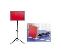 Table Tennis Rebound Board, Ping Pong Trainer with 360° Height Adjustable, Ping Pong Sparring Back Board with T-shaped Brackets, for Home, Gym, Office, Playground(Size1)