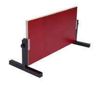 Table Tennis Rebound Board Rebounder, Portable Countertop Rebounder, Improved 2nd Generation Pingpong Return Board Self Training Equipment, with 8 Red Rubbers, Strong Galvanized Frame Easy to Install