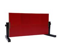 Table Tennis Rebound Board Vertical Ping Pong Rebounder Board,8 Boards with Rubber,Ping Pong Self Training Equipment,66 * 33 CM