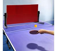 Table Tennis Return Board Pro Ping Pong Rebounder with 8 Red Rubbers Returnboard Training Device Rebound Board Self Training Equipment