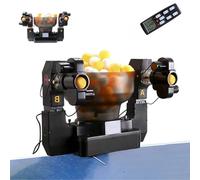 Table Tennis Robot And Automatic Ping Pong Ball Launcher Featuring Adjustable Spin Speed Frequency Controls For Indoor Training Practice, Beginners, Advanced Players