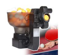 Table Tennis Robot, Automatic Ball Server with Adjustable Speed, 36 Spin Types, Includes 100 Ping Pong Balls for Training