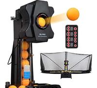 Table Tennis Robot - Automatic Ping Pong Serving Machine with 9 Spin Options for Enhanced Practice and Training