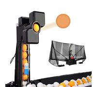 Table Tennis Robot - Automatic Ping Pong Training Machine with Spin Balls for Enhanced Practice - Portable and Efficient Training Aid