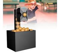 Table Tennis Robot, Automatic Table Tennis Machine with 35-90 Balls Per Minute Adjustable Frequency for Training and Practice, Skill Levels
