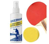 Table Tennis Rubber Cleaner | 100 ml Stain Removal Liquid, Table Tennis Bat Cleaning Solution - Removes Dirt and Dust for Optimal Spin and Control for Sports Fitness