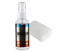 Table Tennis Rubber Cleaner, 60ml Spray Bottle With 2-Sided Sponge, Portable Table Tennis Cleaning Kit For Table Tennis Equipment Maintenance & Protection, Table Tennis Racket Cleaning Spray Kit