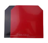 Table Tennis Rubber for Racket Enhanced Spin Sticky Surfaces High Control 2pcs 2.1mm Thick Sponge Layer Fast Speed(Black+Red)