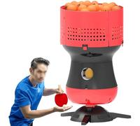 Table Tennis Serving Machine - Adjustable Speed and Frequency, Rapid-Fire Ping Pong Robot with Large Removable Ball Tank for Fast-Paced Drills