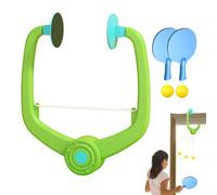 Table Tennis Set for Adjustable Table Tennis Door Trainer - Portable Set for Training Sports Skills for Study Room