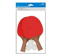 Table Tennis Set High-Performance 2 Portable Table Tennis Bats and 3 Table Tennis 3-Star Ping Pong Balls Included Perfect for Outdoor and Indoor - 2 Player Table Tennis Set