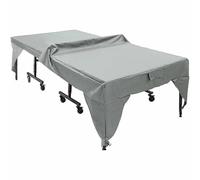 Table Tennis Table Cover, Fits Both Folding & Flat Table 280x153x73cm(Grey,190T)