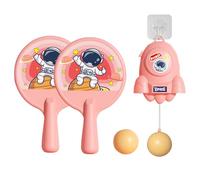 Table Tennis Trainer - Adjustable Height Practice Game 18.5x11.8x3cm, ABS Backlash Trainer | Hitting Technique Ball Control Reaction Training Arrangement Accessory