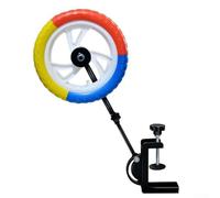 Table Tennis Training Device, Adjustable Table Tennis Trainer, Portable Hanging Set Training Equipment 10.63" Wheel Diameter