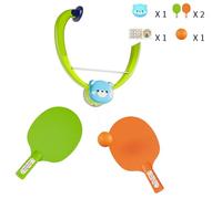 Table Tennis Training Device Indoor Table Tennis Self Training Set Hanging Pingpong Trainer Pingpong Without Table For Children Youth Middle Age And Old Age (D, 28X15cm)