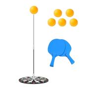 Table Tennis Training Device Set Fitness Training Device Eyesight Workout Game Elastic Soft Shaft Equipment Trainer Elastic Single Player Training Device