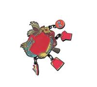 Table TennisThemed Brooch Metal Lapel Pin Decorative Clothing Badge Pin for Jackets Backpacks Hat Costume Embellishment Alloy Sports Decoration