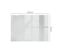 Table To Coffe Tempered Glass 4mm Durable Topper Living Room Color White Smooth