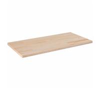 Table top 110x60x2.5cm Solid Pine Wood Natural Finish Round Edged Rustic CafeBar