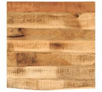 Table Top 60x60x2.5 cm Live Edge Solid Wood Rough Mango Berkfield Home Brown One Size